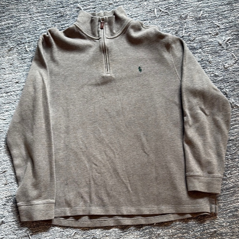 Polo by Ralph Lauren Gray Zip Up Sweater